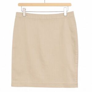 Loft Women's Size 12 Tan Lined Pencil Skirt Classic Versatile Work Casual